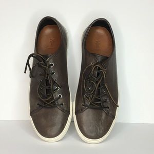 Frye Brett Low Men’s Leather Sneakers Size 11